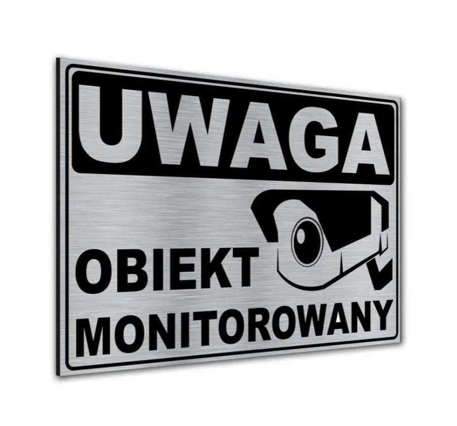 Teren prywatny monitorowany tabliczki duży wybór