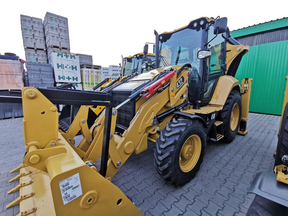 Caterpillar Caterpillar CAT 432F2 Nowa 2022 9Mth  Caterpillar CAT 432F2 koparko-ładowarka NOWA 2022r 9Mth JCB tridem 3os