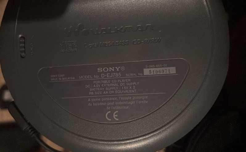 плеєр Sony d-ej785 робочий