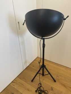 Candeeiro de pé Ideal Lux Preto e Dourado