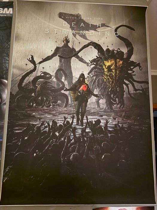 Poster Grande Death Stranding em Tecido
