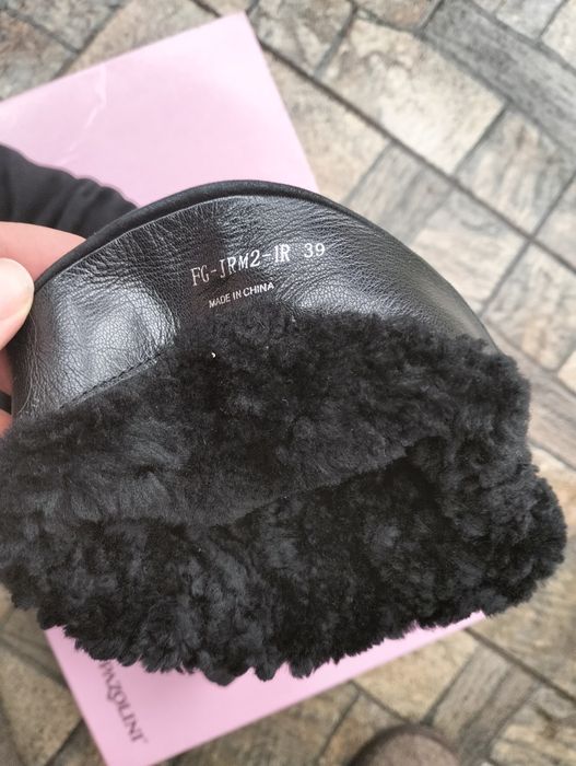 Замшеві фірмові чоботи 39р