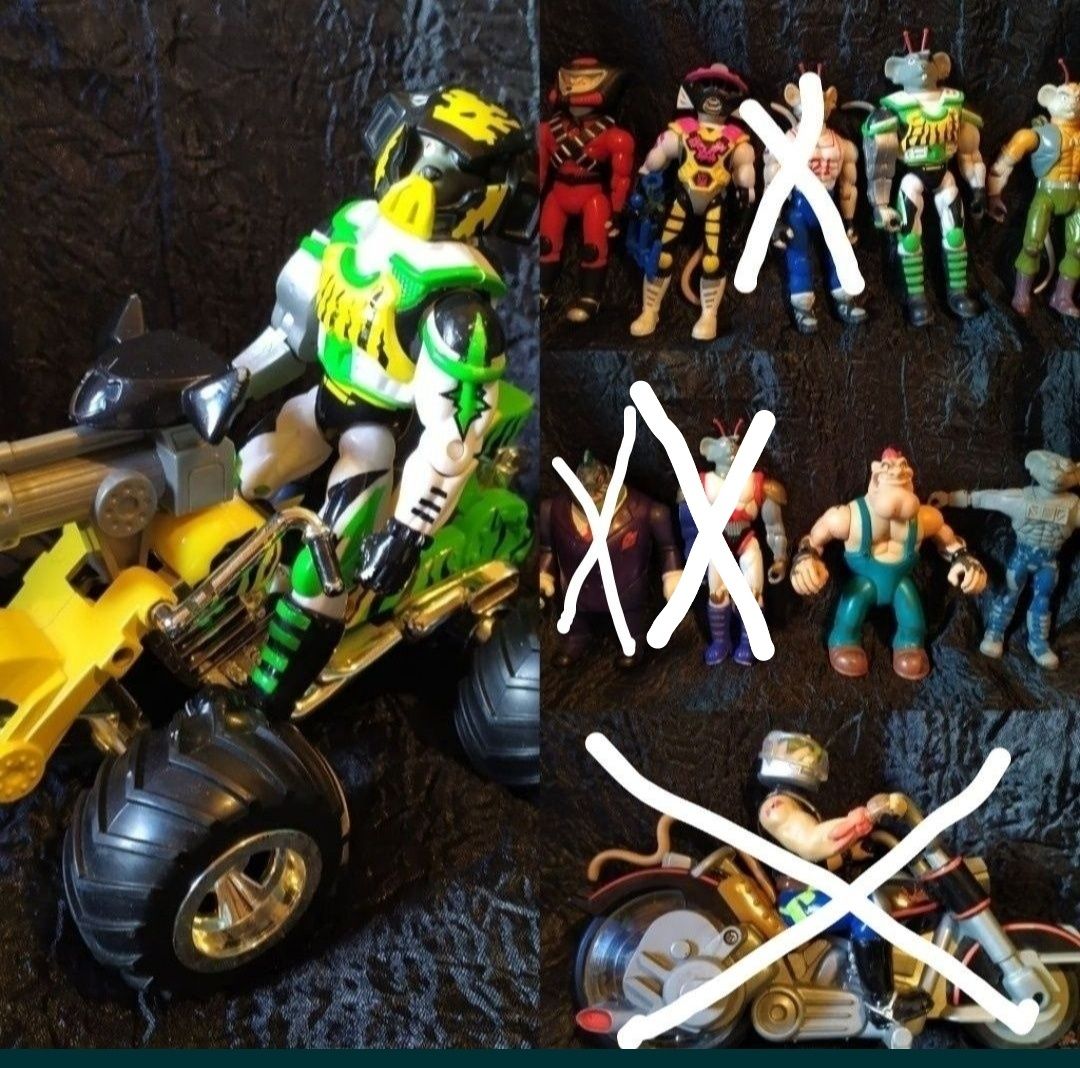 Figuras Acção He-Man TMNT Power Rangers Moto Ratos Transformers