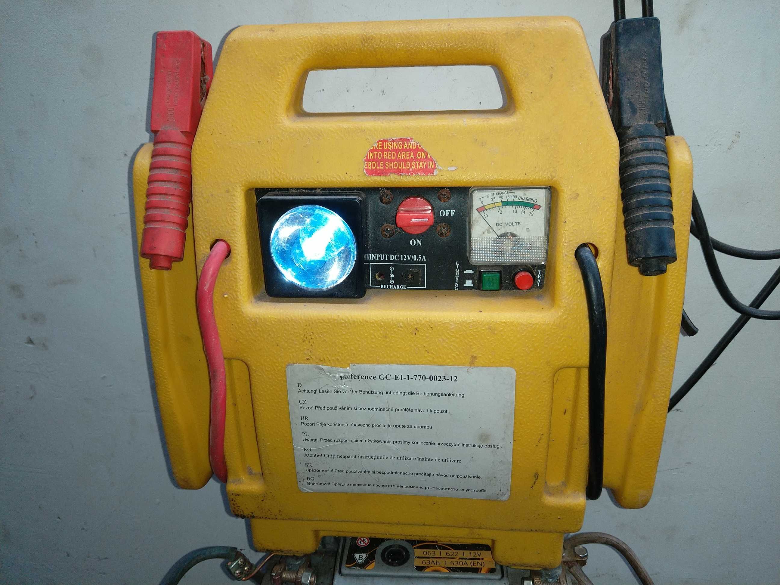 Panel słoneczny  i regulator 100 A powerbank rozruchowy kompresor