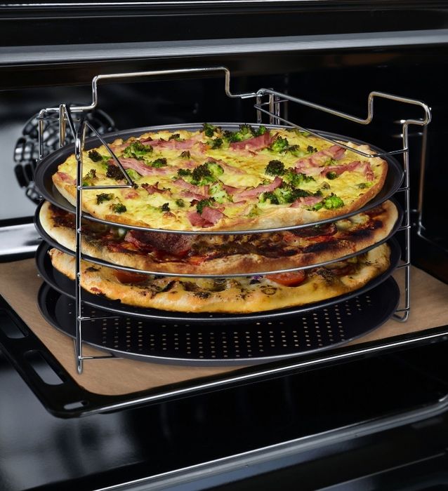 Blacha forma do pizzy zestaw 30 cm-4 sztuki