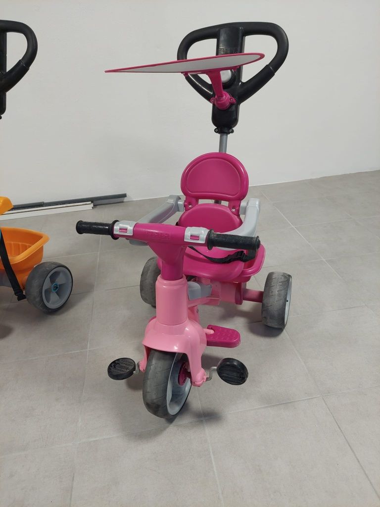 Triciclo Rosa e Azul Feber