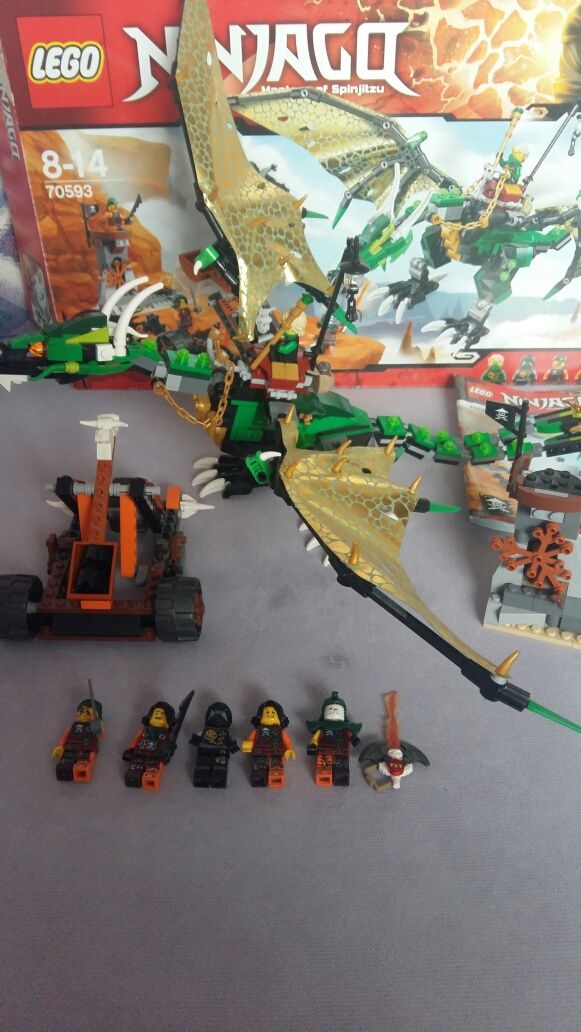 Lego 70593 Ninjago Zielony Smok