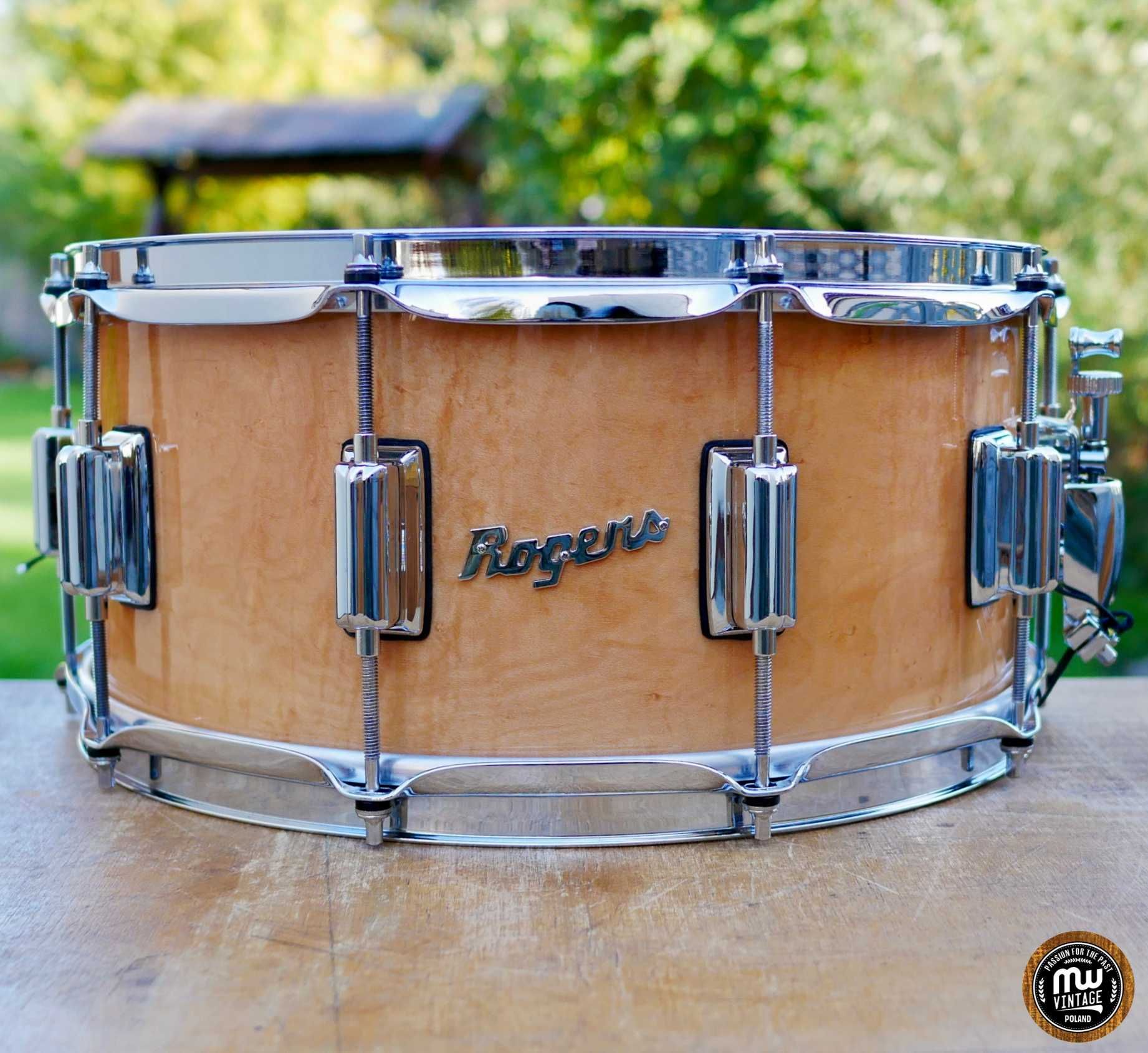 Werbel Rogers Birdseye Maple 14” x 6,5” Vintage ‼️