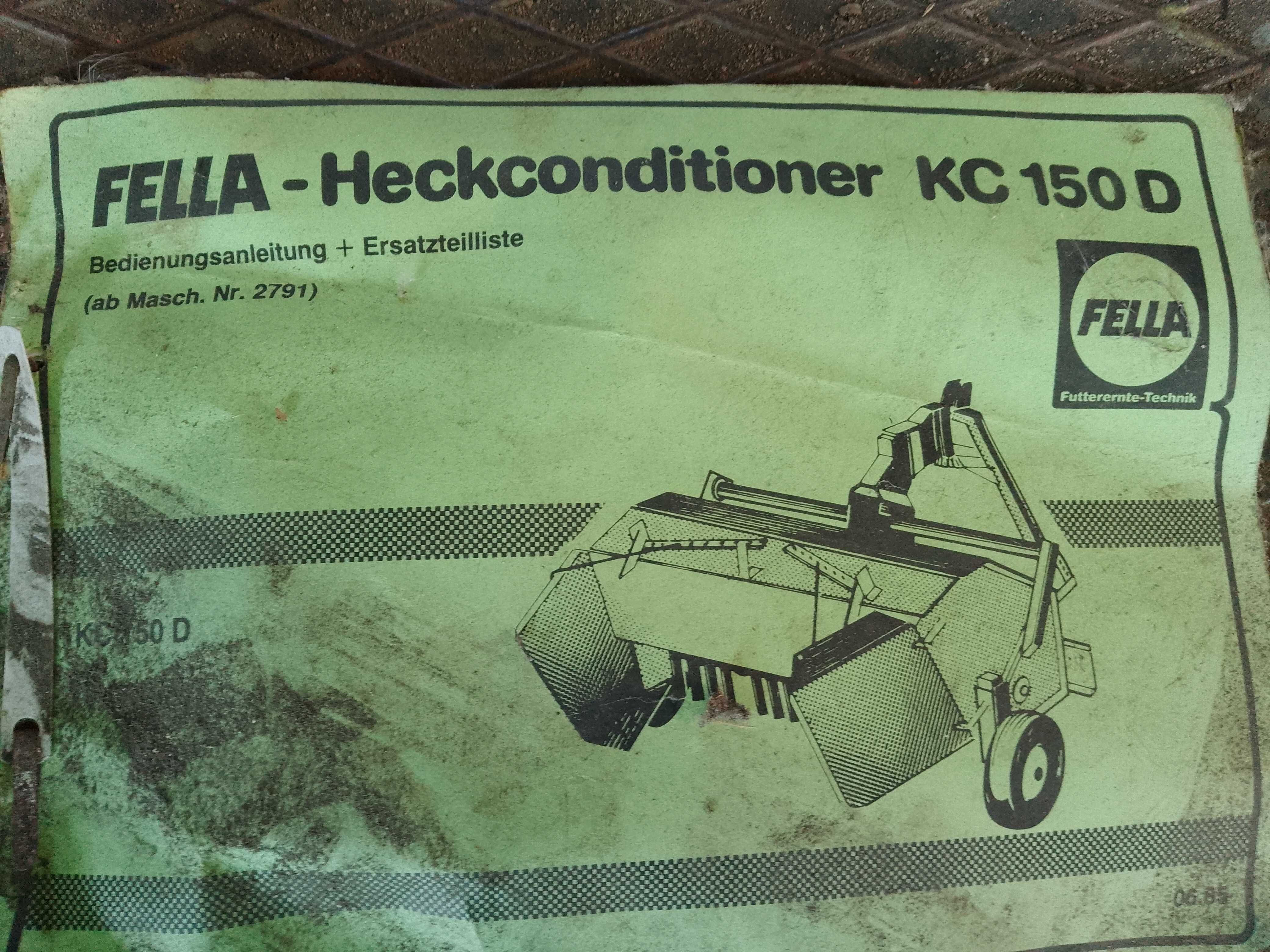 Wertykulator ciągnikowy Fella KC 150 D