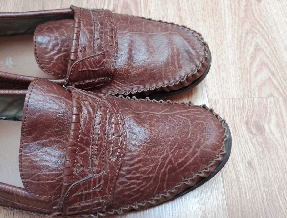 Buty męskie skórzane