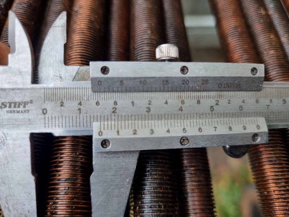 Rurka miedziana karbowana