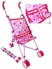 Wózek dla lalek różowa spacerówka laska laseczka No.: 239S