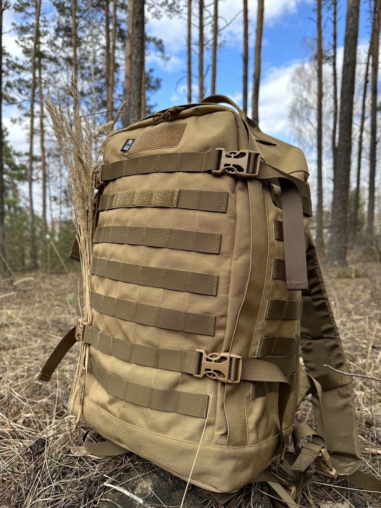 Рюкзак-тактичний-РБІ-Койот(Koyot)-32л.-Molle-Cordura 1000D-Водостікий