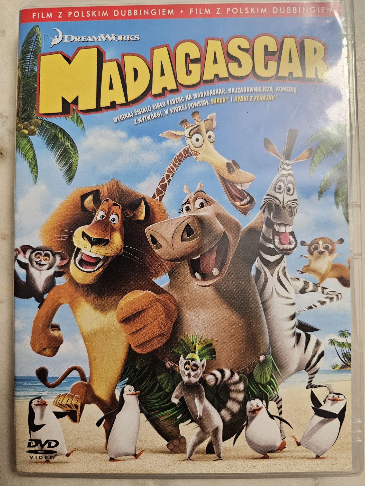 DVD Madagascar Stan bardzo dobry.