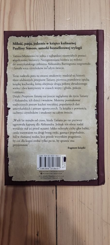 Paullina Simons "Przepisy Tatiany"