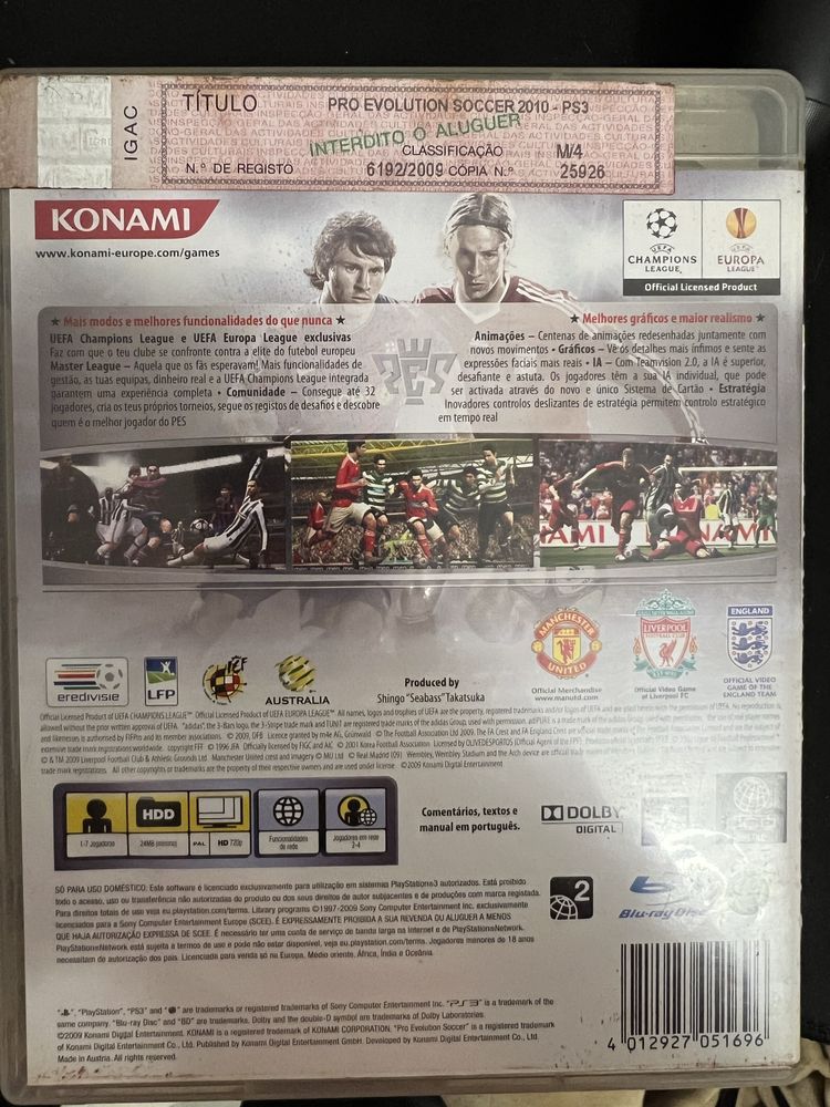 Pes 2010 para ps3
