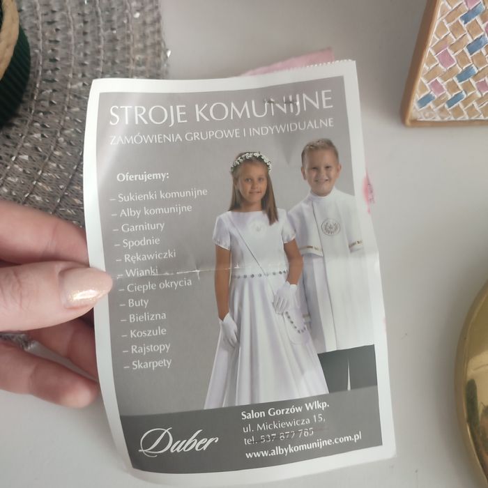 Sukienki komunijne dla bliźniaczek. Dwie sukienki . Komunia