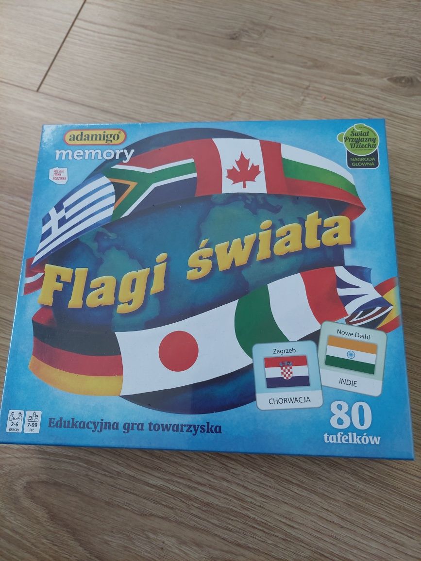 Nowa gra memory - Flagi świata.