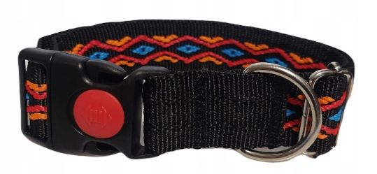 mocna szeroka obroża dla średniego psa 23/47cm