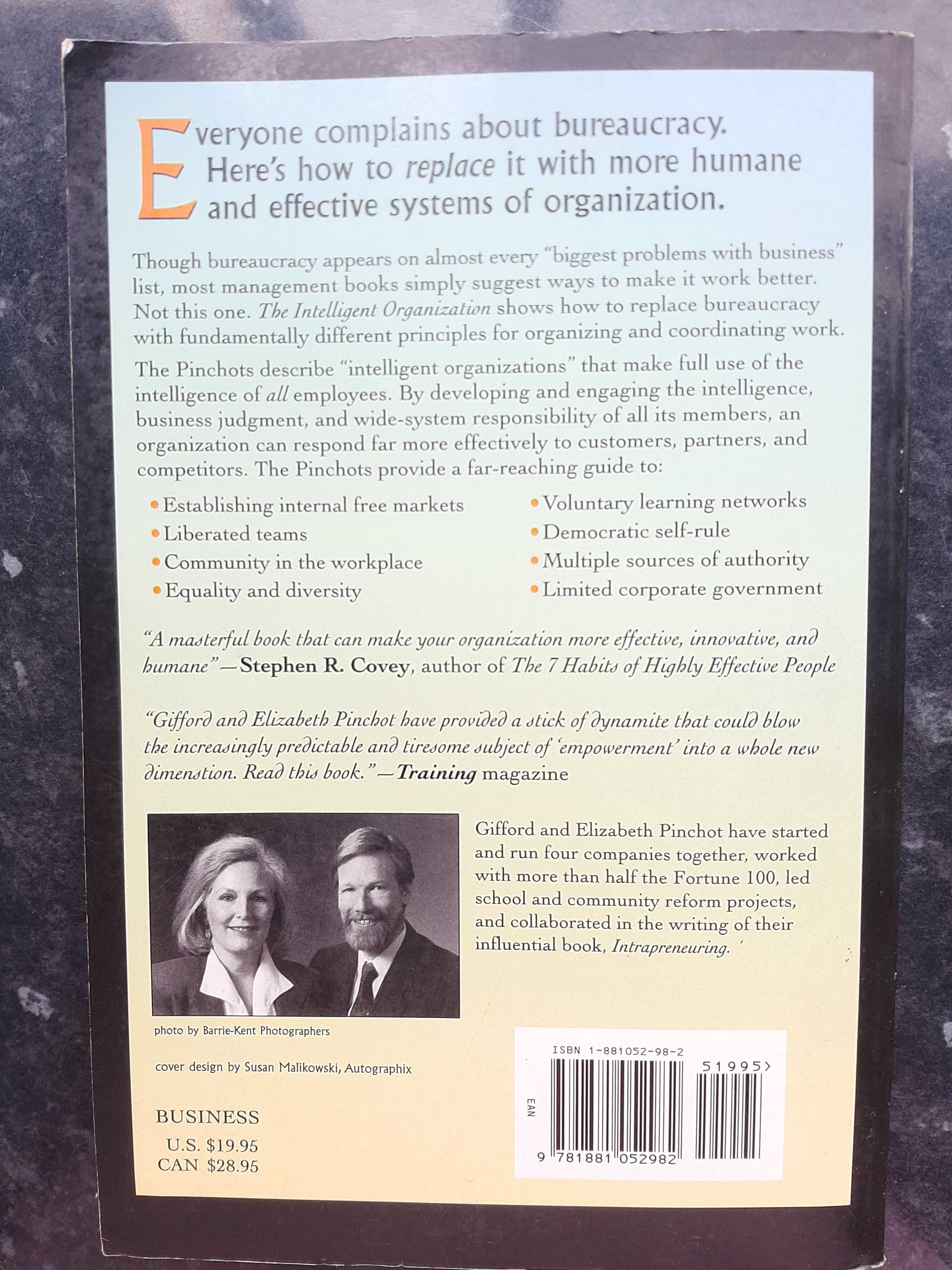 Livro The Intelligent Organization - Gifford & Elizabeth Pinchot