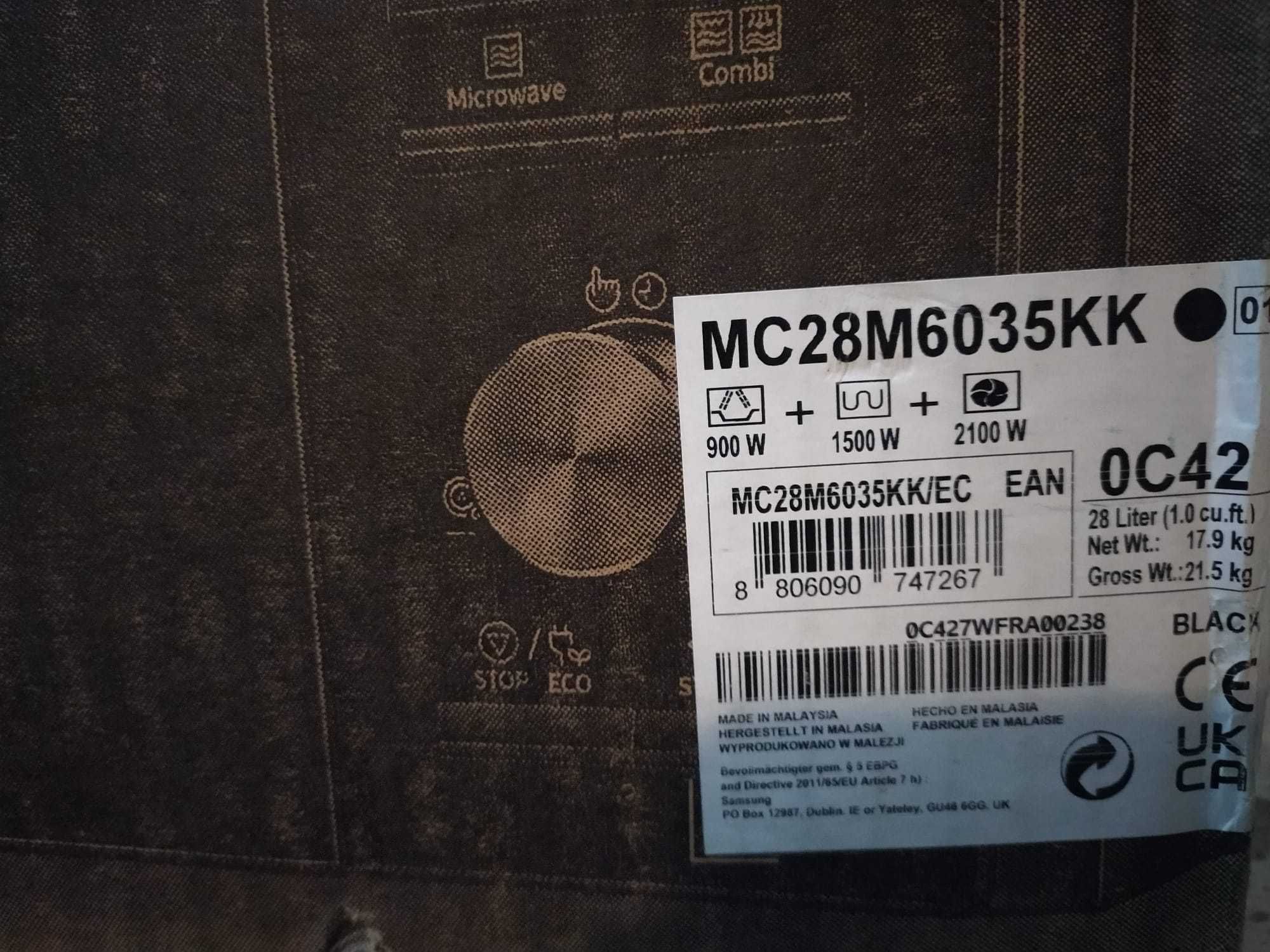 Microondas Samsung MC28M6035KK 2100W 28L - NOVO!