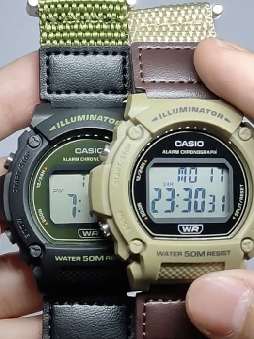 Годинник чоловічий Casio W219HB-3A Оригінал Гарантія Часы Касио