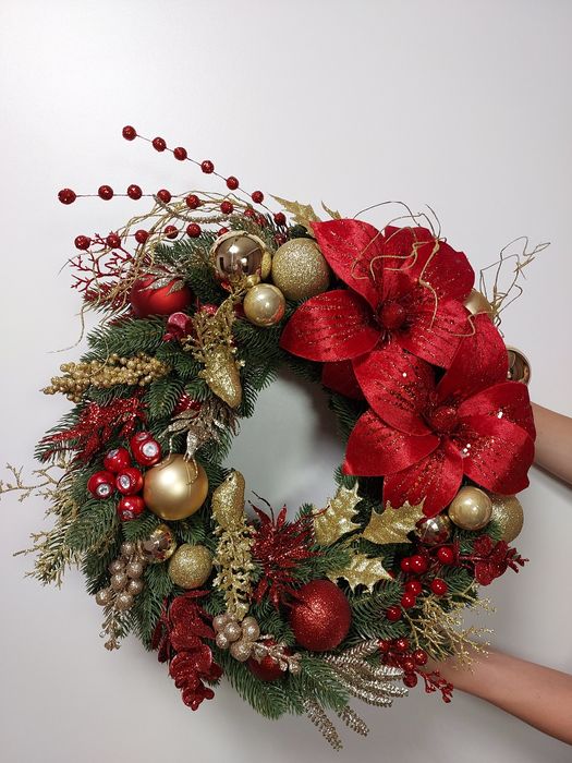 Різдвяний вінок на двері