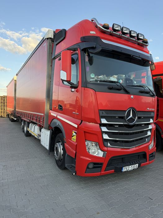 Zestaw tandem mercedes actros 25450 mp4 7.7+7.7 jumbo