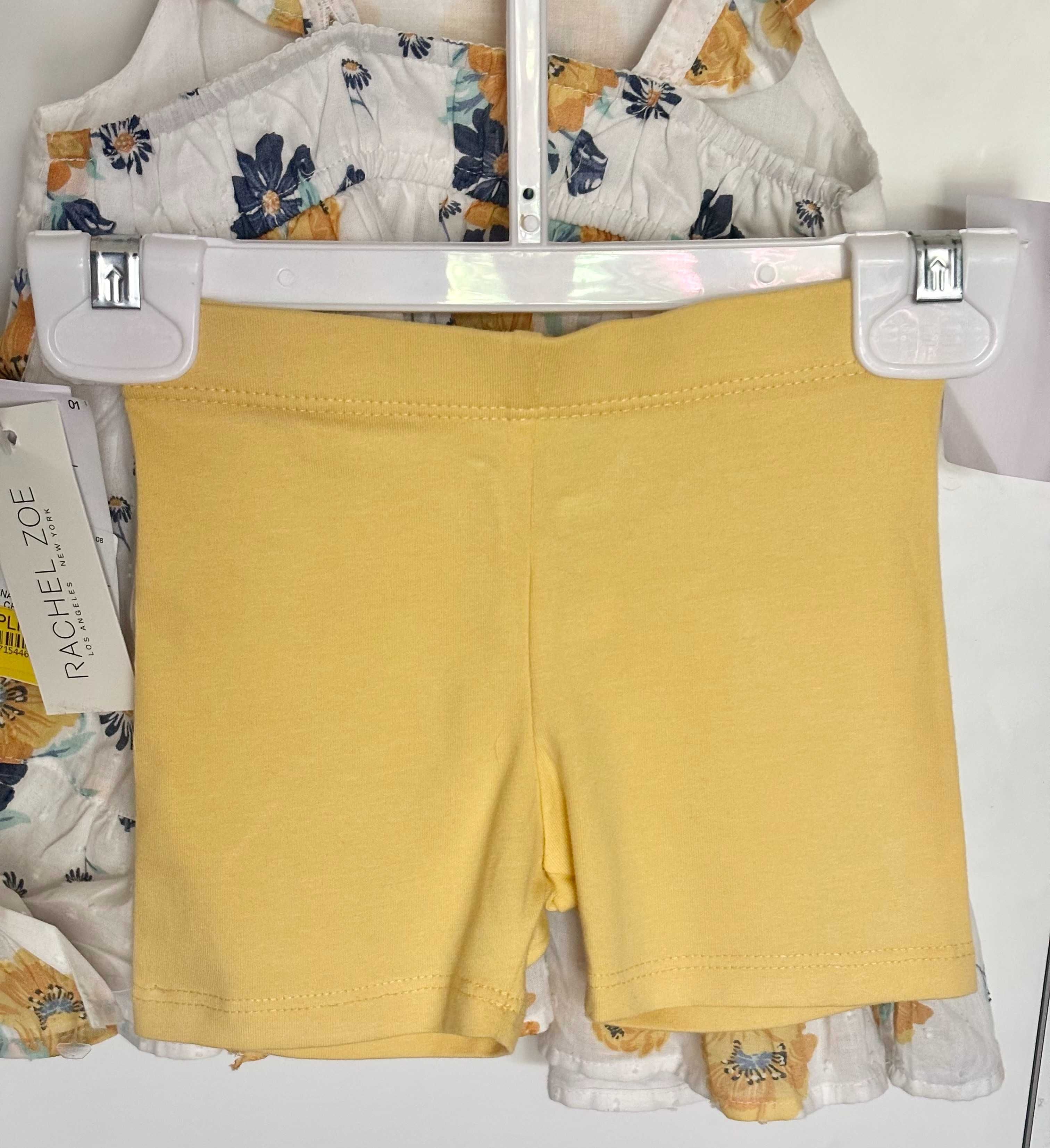 RACHEL ZOE  Zestaw sukienka w kwiaty, kwiatowy print i leginsy
