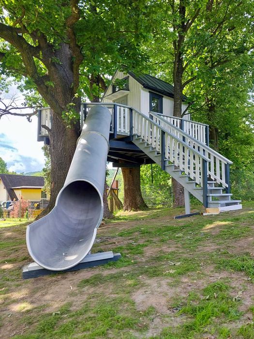 Drewniany Domek na drzewie DND15! dla dzieci! Dom LETNISKOWY działkowy