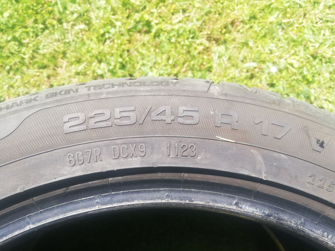 Opony letnie 225/45/17 Uniroyal i Fulda 22/23r