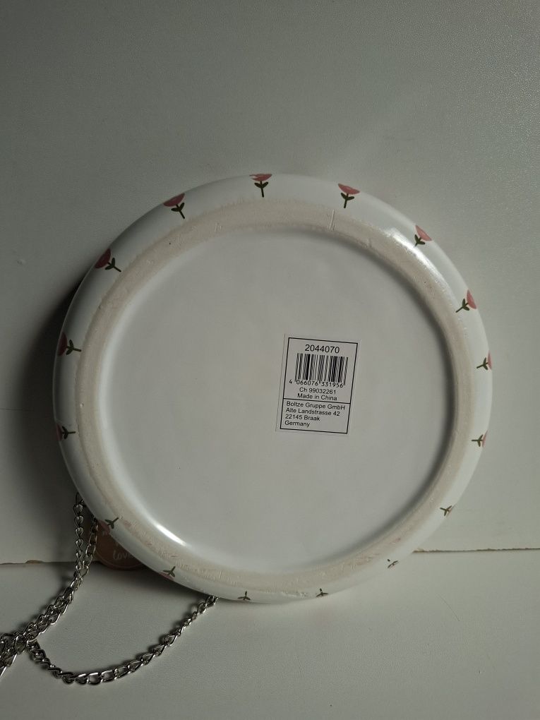 Karmnik/ misa porcelanowa dla ptaków do ogrodu Boltze