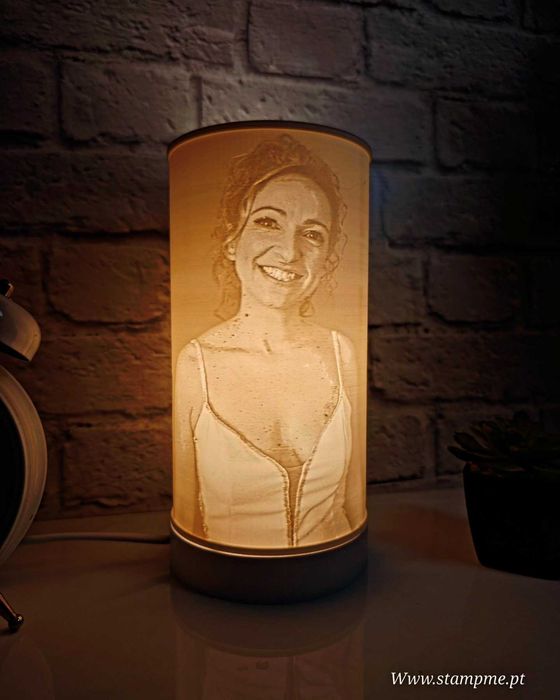 Candeeiros impressão 3D com fotografias