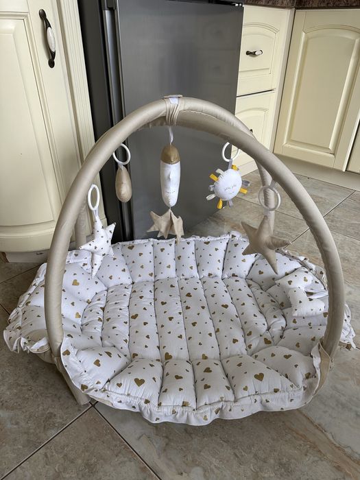 Дитячий розвиваючий килимок-кокон гніздечко 2/1