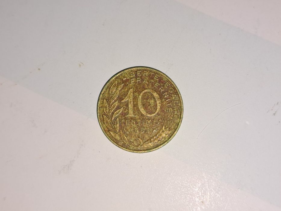 10 centimes 1983 república francesa
