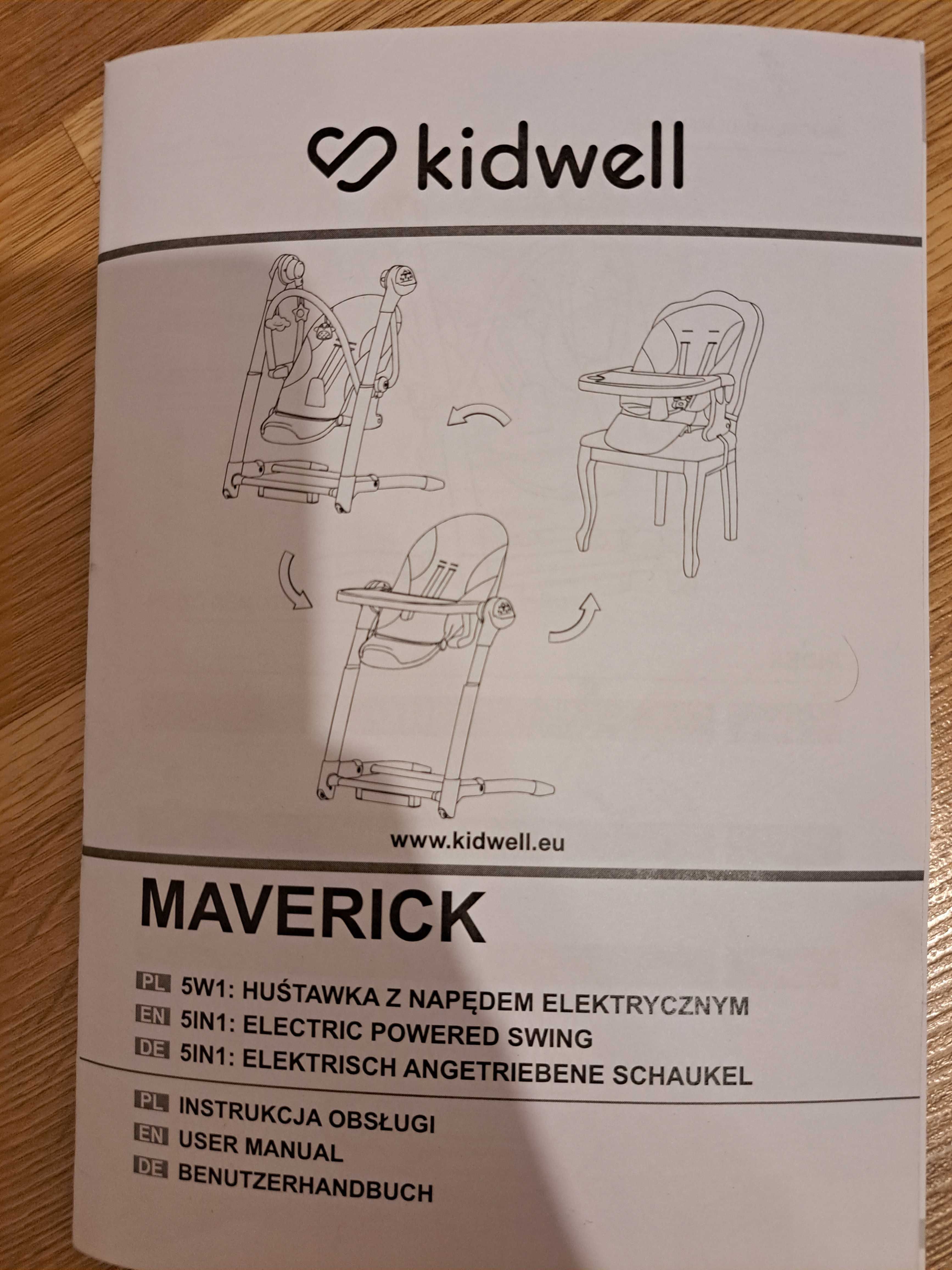 Kidwell MAVERICK Bujaczek Leżaczek Krzesełko Booster 3w1