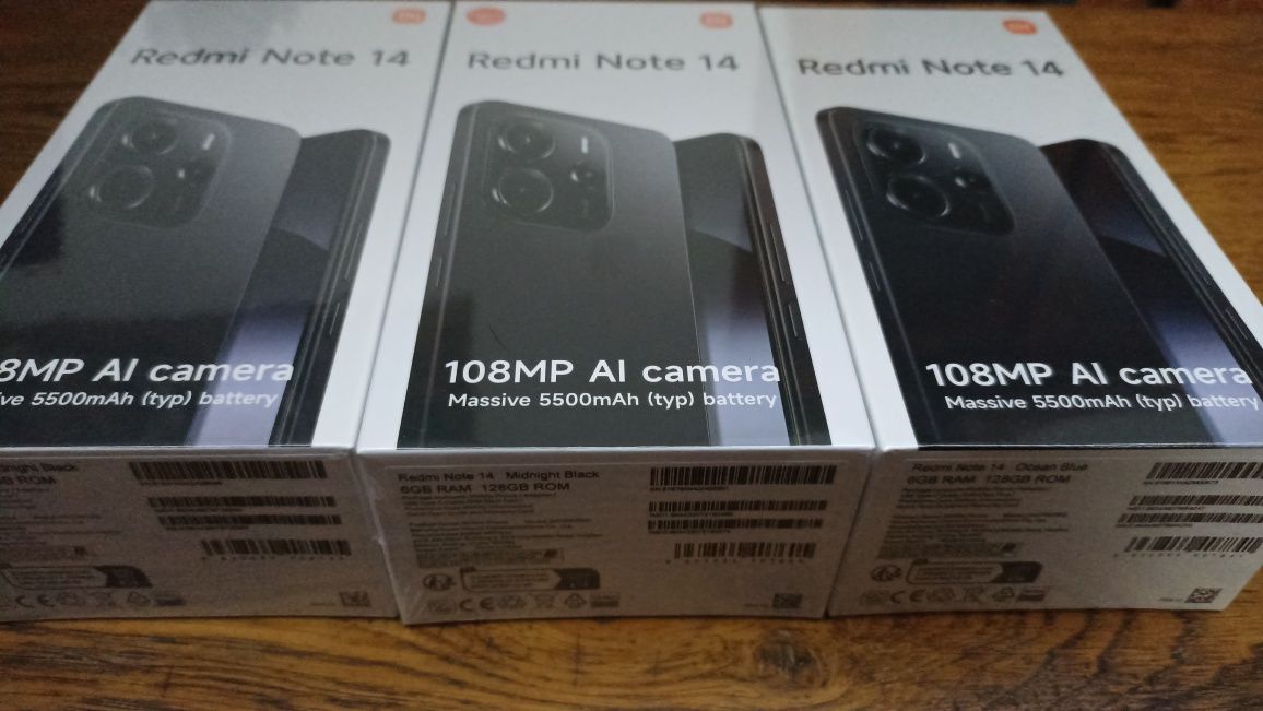 Redmi Note 14 6/128 Blue. Новий. Запакований. Global