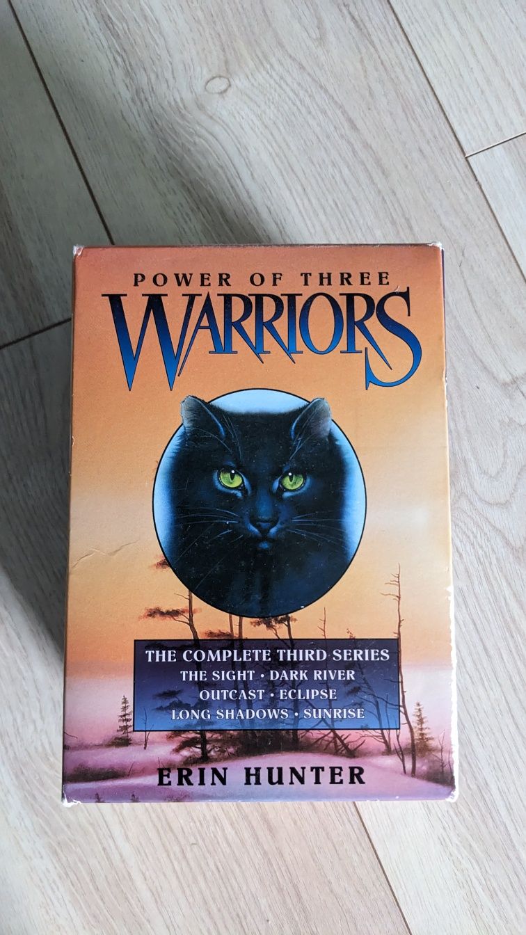 Warriors 6 tomów seria Power of There Erin Hunter Wojownicy po angiels