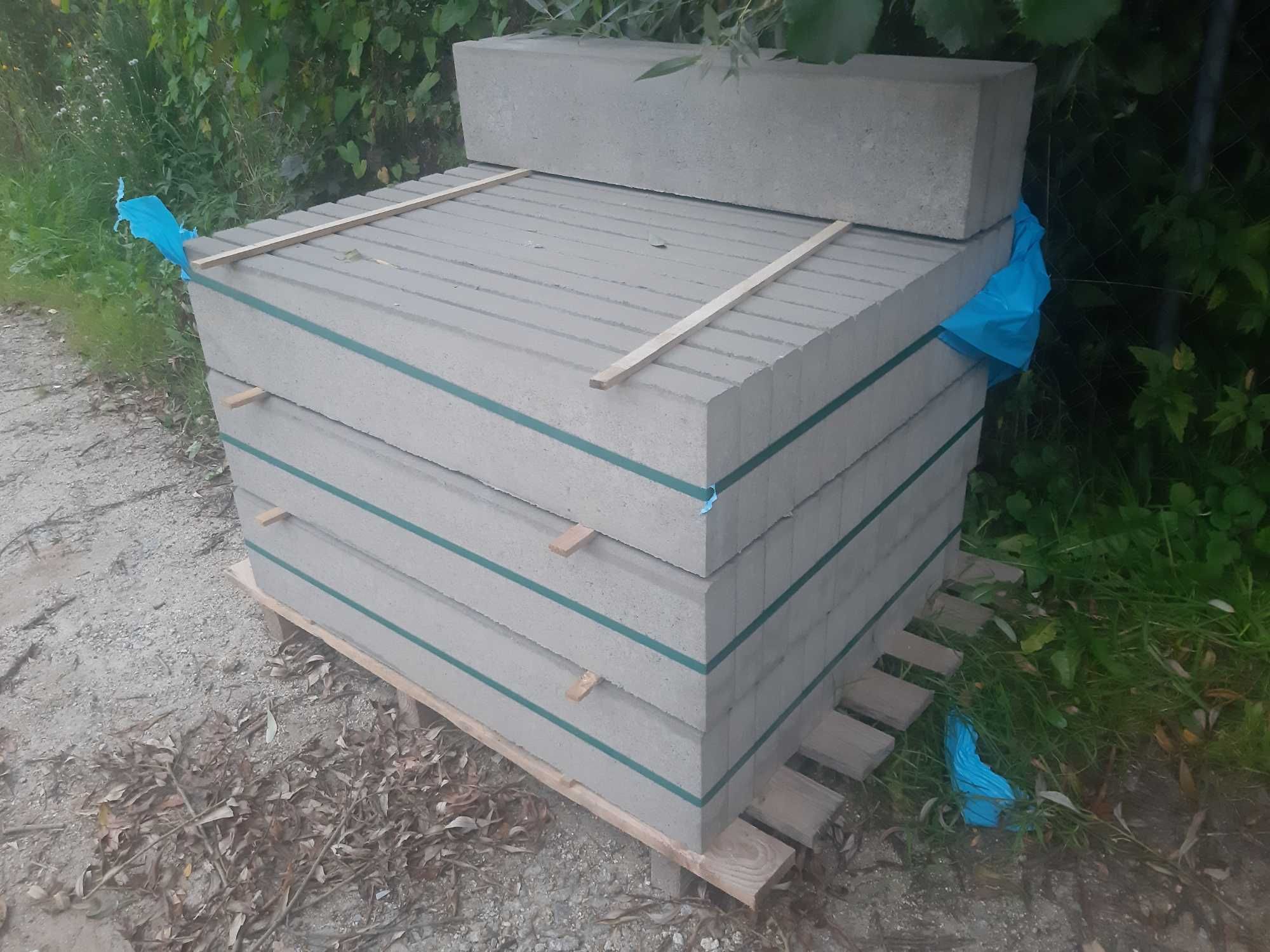 obrzeże do kostki brukowej 6x20x100 szare