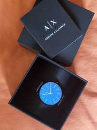 Relógio Armani Exchange com pulseira de pele