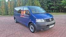 Volkswagen T5  1,9 Tdi 6 Osobowy LONG Dubel L2H1 Zadbany Przebieg Serwis