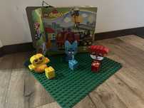 Duplo wóz strażacki, zwierzęta i plansza zestaw