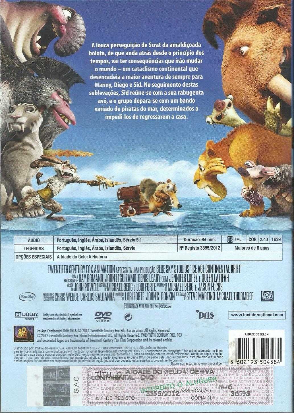 A Idade do Gelo 4: Deriva Continental (2012)