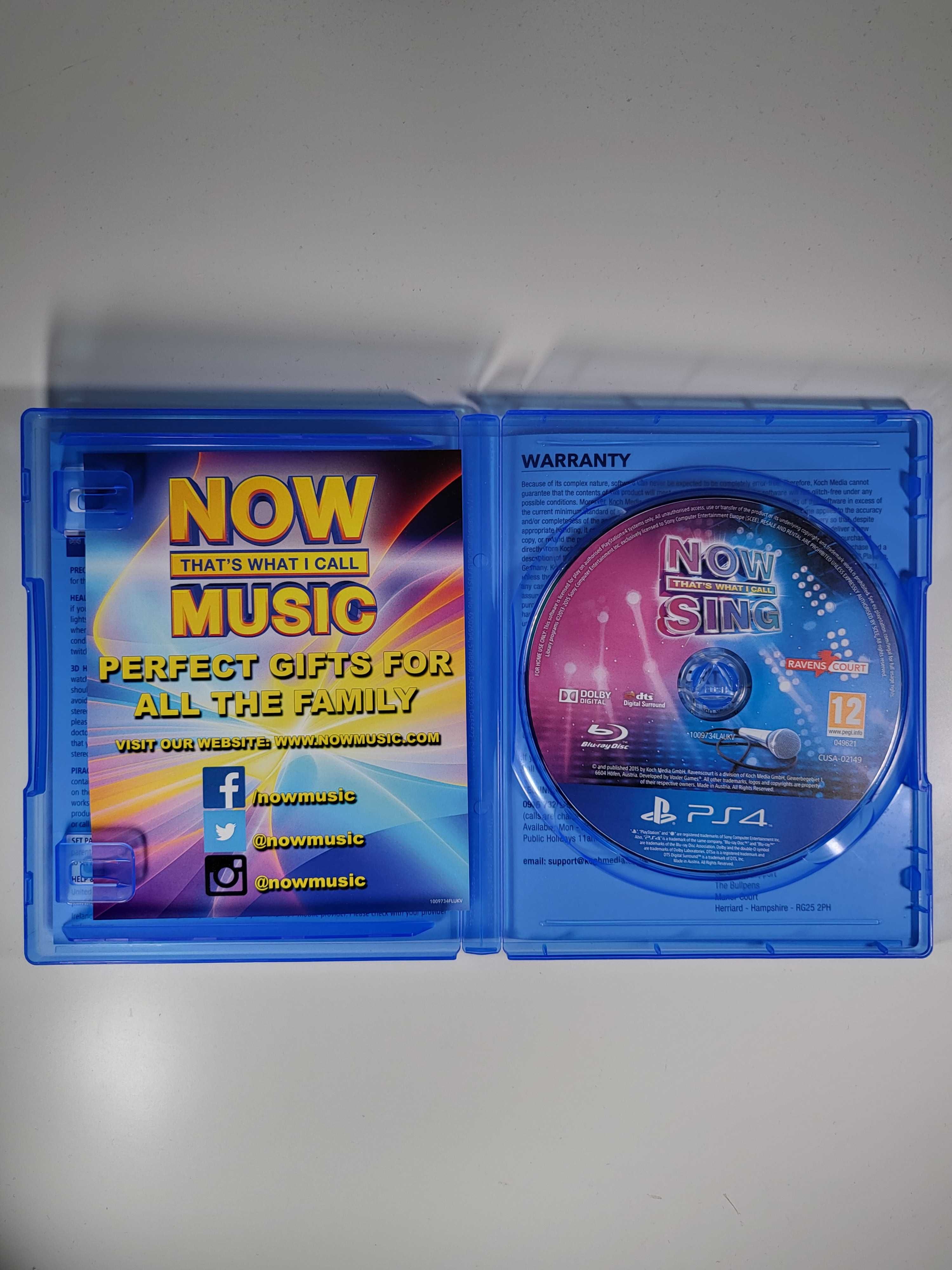 Now That's What I Call Sing / PS4 / Perfect Blue / Gry używane /Służew