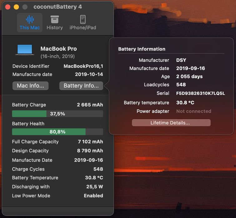 Apple MacBook Pro 16'' 1TB Core i9-9880H 2019 (MVVM2) Space Grey