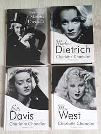 4x Charlotte Chandler Marlena Dietrich Bette Davis Mae West Plazy