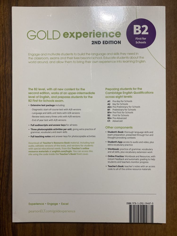 Gold Experience B2 - Teacher’s Resource Book