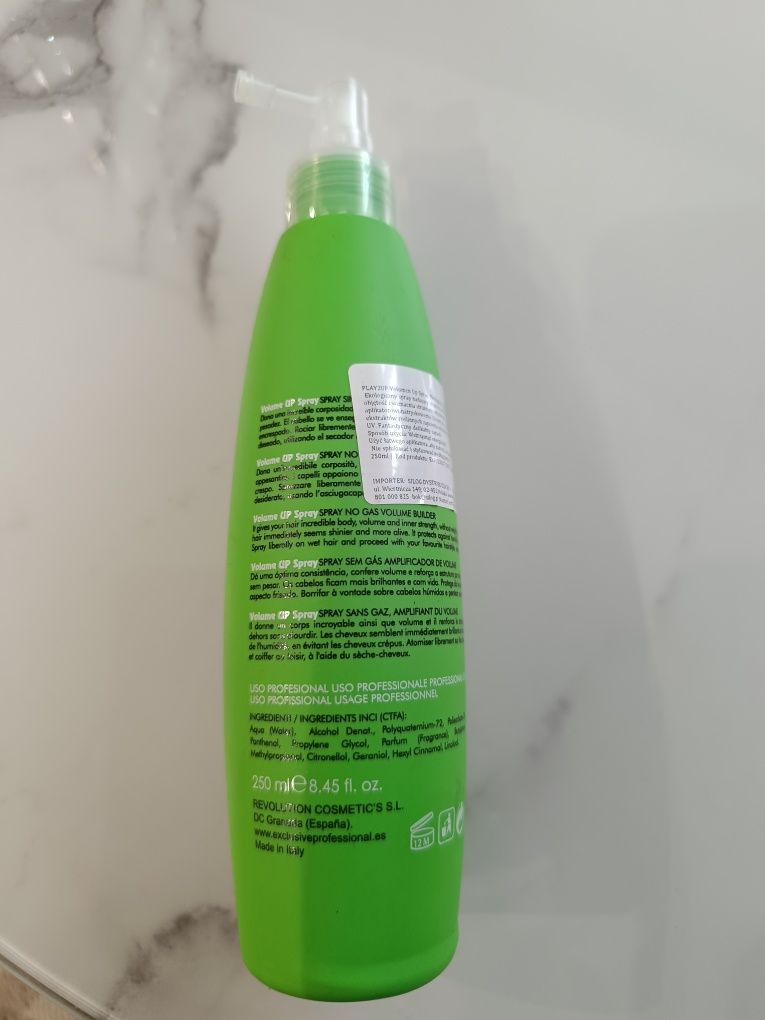 EXCLUSIVE PLAY2UP Volumen Up Spray Ekologiczny nadajacy objętości od n