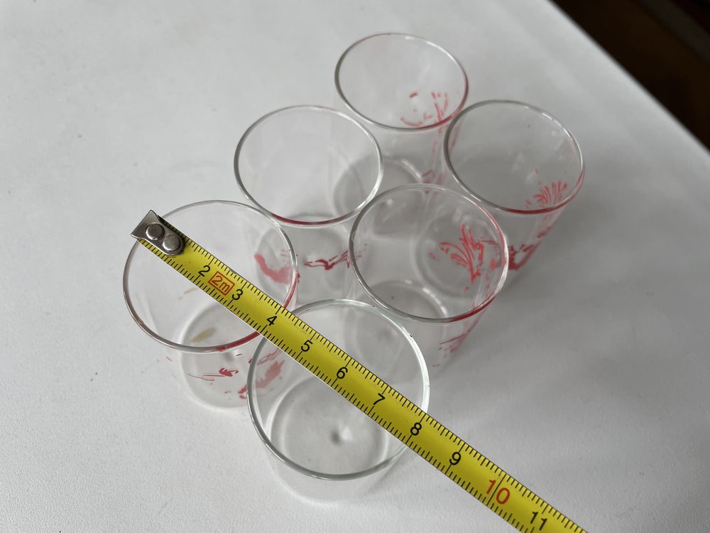 Рюмки старинная ретро ссср бокалы фужеры стаканы тяжелая