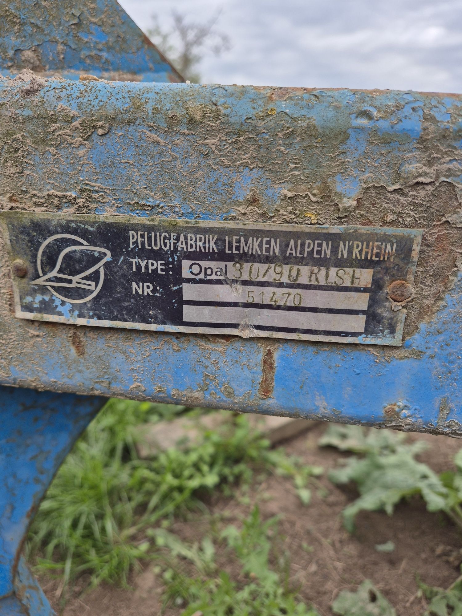 Pług lemken opl 90